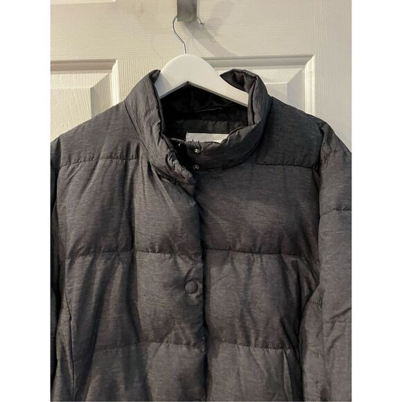 Polydeer Black Quilted Puffer Coat Hidden Zipper sz XXL NWOT - Picture 2 of 13